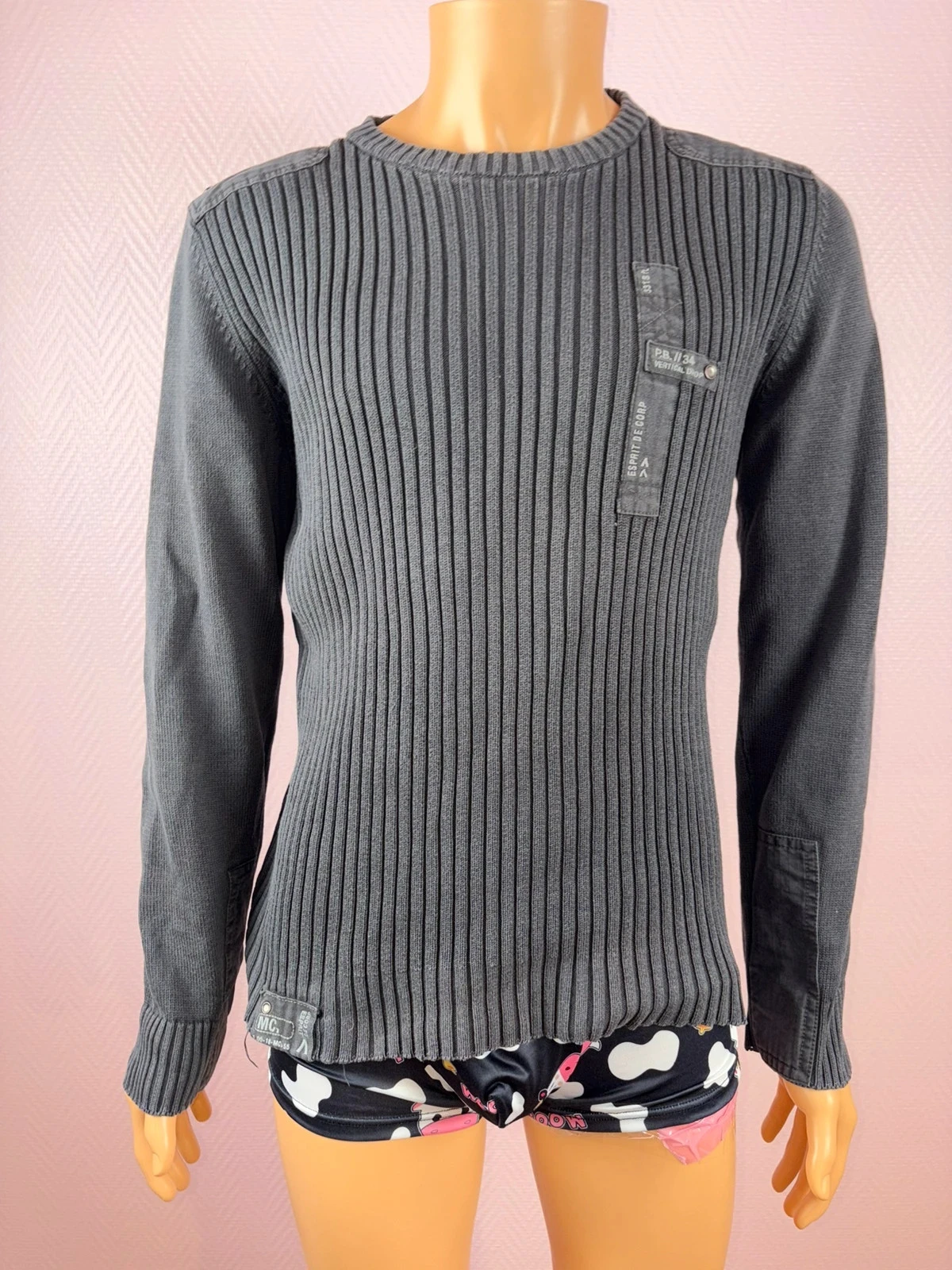 Pull homme esprit taille l propre – photo 3
